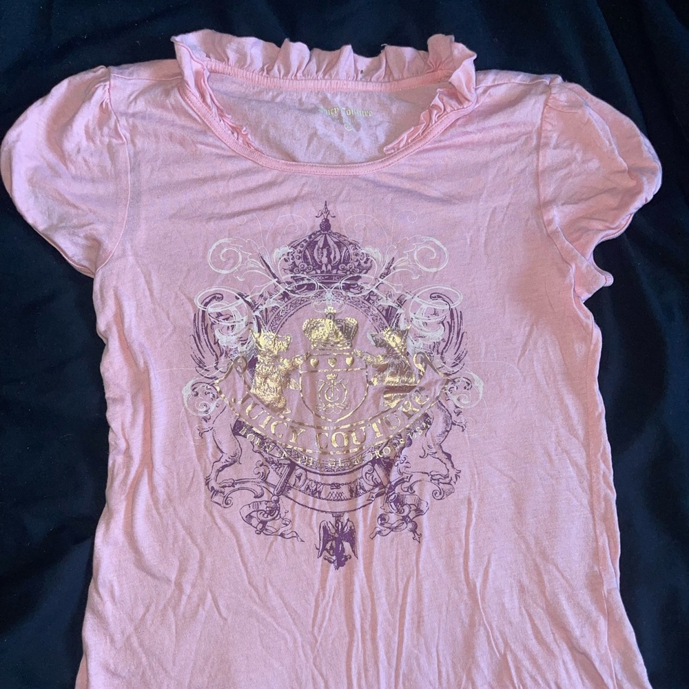 Juicy Couture Light Pink Graphic Tee
